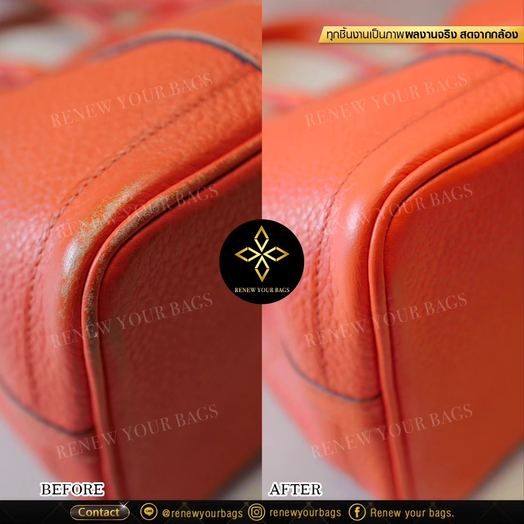 ทำสีกระเป๋า Hermes