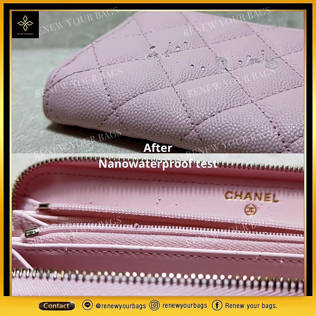 waterproofcoatingchanelwallet